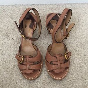 Chloe women's block heeled sandals - size 36.5